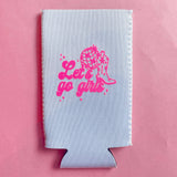 Let's GO Girls Slim Koozie