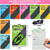 Valentine's Day Mini Car Set- 28 pcs