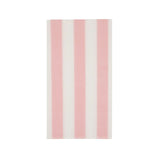 Petal Pink Stripe Cabana Guest Towels