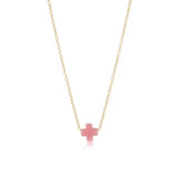 16" Necklace Gold - Signature Cross