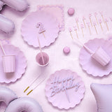 Ruffled Napkins-Purple