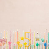 Rainbow Star Candles
