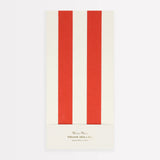 Red Striped Tablecloth