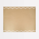 Scalloped Edge Kraft Table Runner