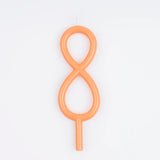 Slim Number Candle
