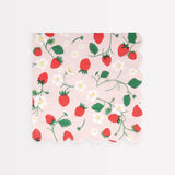Strawberry Pattern Large Napkin