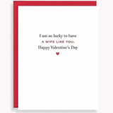 To My Wife Valentine Card