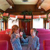 North Pole Express Train and Bell Banner