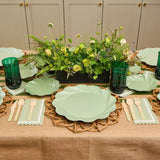 Simple Eco Compostable Bamboo Extra Large Plate- Sage