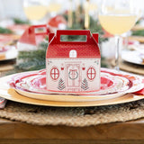 Red Bough Pattern Dinner Napkin