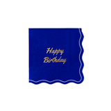 BETTY CROCKER™ X BONJOUR FETE BLUE HAPPY BIRTHDAY COCKTAIL NAPKINS