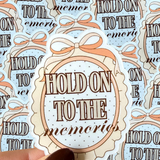 Hold on to the memories Taylor swift waterproof sticker