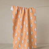Gingham Ghosts Tea Towel
