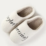 Graphic Printed Taylor's Version Cozy Slippers Black Print