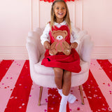 Occasions Beary Loved Teddy Bear Shaped Plate Set