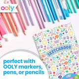 Colorful Doodles Sketchbook - 60 Sheets