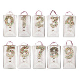 Confetti Time Numeral Cake Toppers
