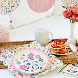 Floral Pattern 9" Plate