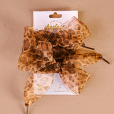 Step It Up Shoelaces–Sheer Cheetah