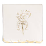 Foil Gold and Cream Cocktail Napkin