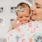 3 Pack Premium Burp Cloths - Bloom