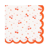 Tossed Cherry Cocktail Napkin