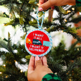 Needlepoint Ornament - Delivered