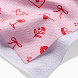 V Day Doodles Tea Towel