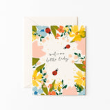 Welcome Little Lady Card