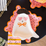 Pink & Orange Boo La La Dinner Napkin