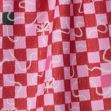 Wrapped Checkers Tea Towel