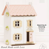Roseheart Wooden Dolls House, Furniture & Family