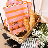 White & Black Striped Cocktail Napkin