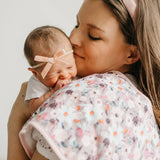3 Pack Premium Burp Cloths - Bloom