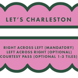 Mahjong Line Finder Tool for Standard and Large Size NMJL Cards - Pink