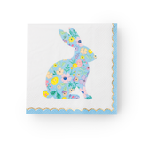 EASTER BUNNY PASTEL FLORAL SMALL NAPKINS