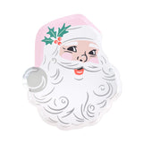 St. Nick Small Plate in White & Pink