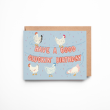 Good Cluckin' Birthday Card