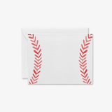 Baseball Seams Flat Notecards [Sets of 8]