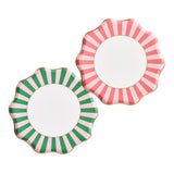 Palm Beach - Pink & Green Large Paper Plates