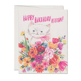 Happy Birthday Kitten birthday greeting card