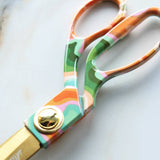 Designer Scissors | Marbled Rainbow