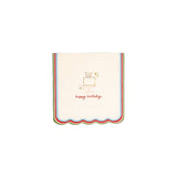 Happy Birthday Icon Cocktail Napkins
