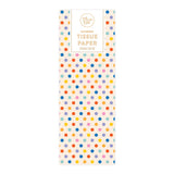 Rainbow Confetti Dot Tissue Paper