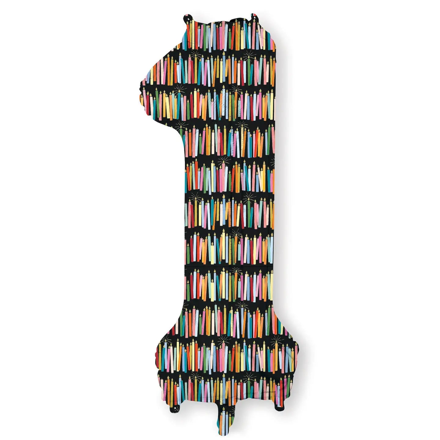 RPC- Candles Numbered Foil Ballon