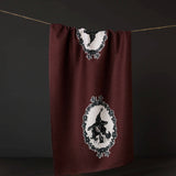 Portrait of a Cool Witch Tea Towel