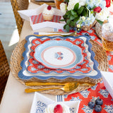 Flag Paper Plate - 8"