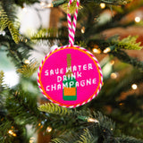 Needlepoint Ornament - Save Water