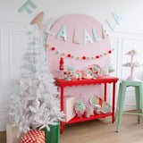 Fa La La Glittered Banner Set