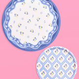 Blue White Coastal Plates